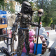 Illustration for article titled Steampunk Predator Stands Guard Over Junk Shop